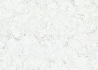 Özel Honlu Beyaz Kuvars Taş Mutfak Masa Üstü Kuvars 15mm 18mm Kalınlığı