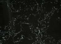 İç Dekorasyon İçin Siyah Carrara Kuvars Taş Katı Yüzey