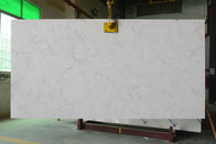 Mühendislik Beyaz Yapay Carrara Kuvars Taş Mutfak Tezgahı Zehirli Boya