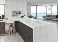 Lehçe Beyaz 20MM Carrara Kuvars Taşlı Mutfak Tezgahı