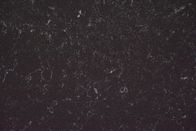 Açık Siyah Yapay Carrara Kuvars Taş Kolay Lekeli 25mm UV Kesim